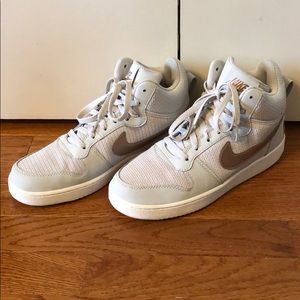 Nike Rose Gold High Tops!!